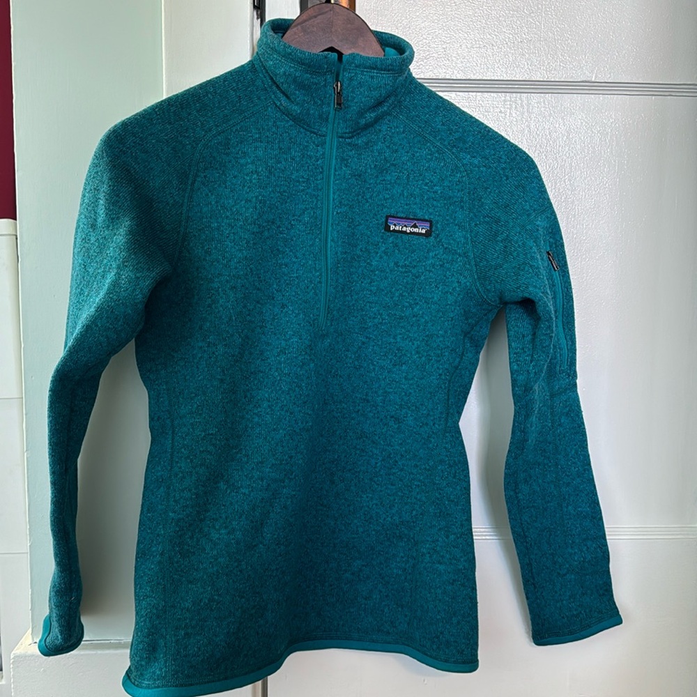Patagonia Better Sweater Half Zip Sweater XS Teal